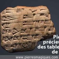 Pierres précieuses des tablettes de Mari